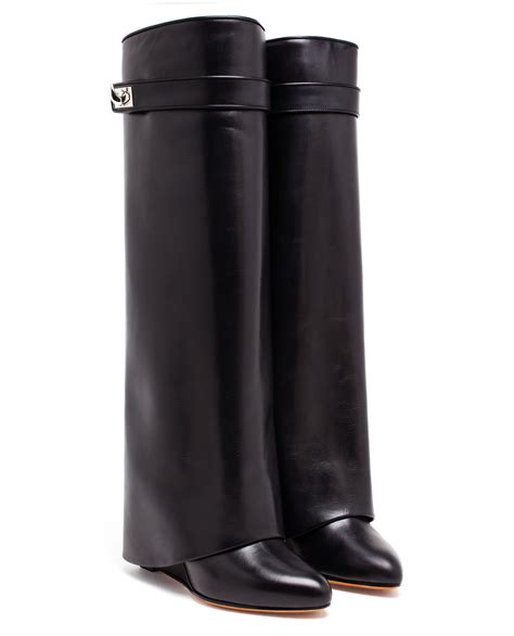 mens black givenchy boots|givenchy shark boots price.